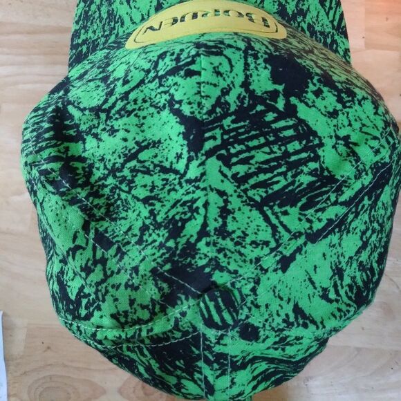 Vintage 90s Borden Abstract Neon Snap Back Hat - Picture 7 of 8